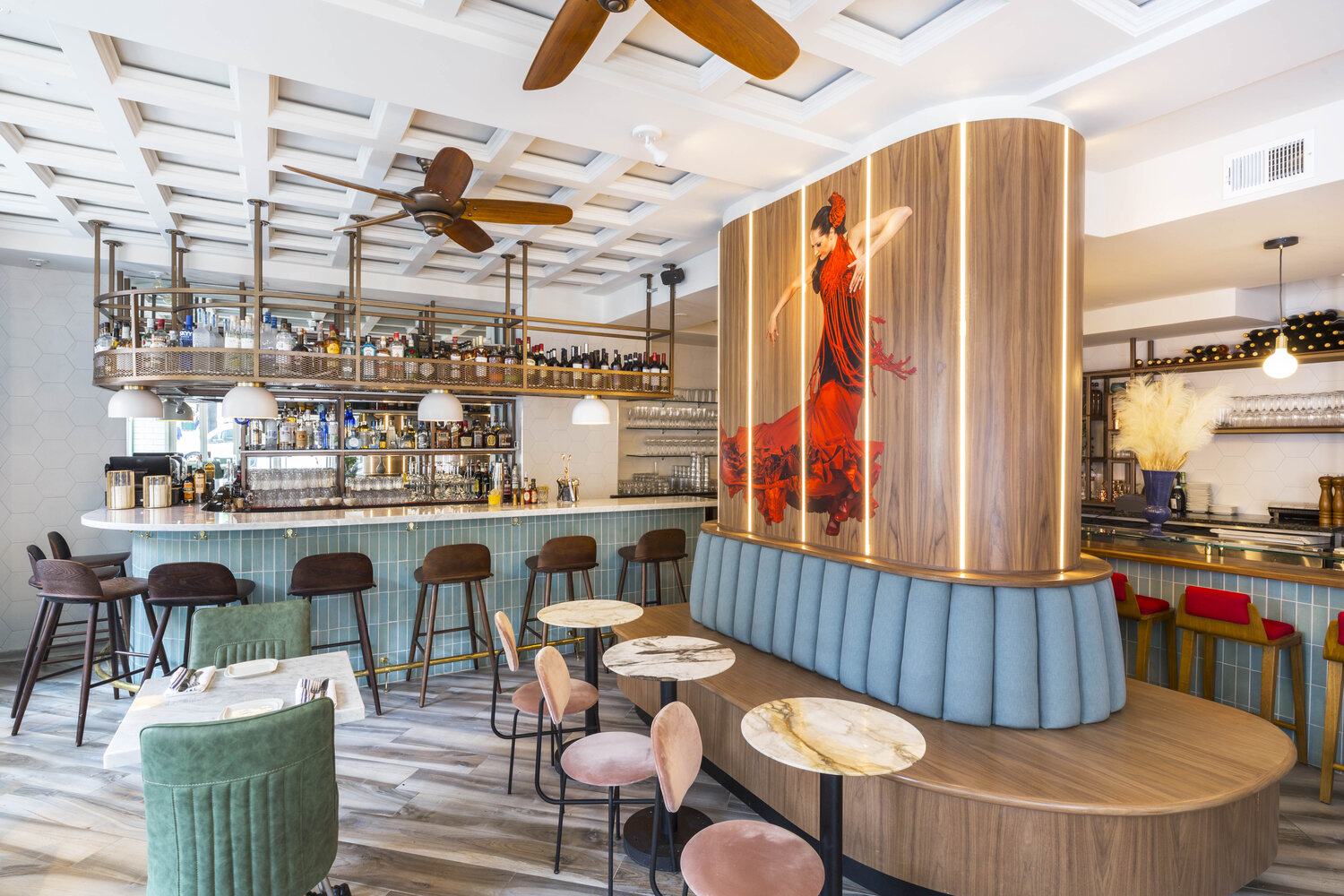 The Blue Mezze Bar, photographed by New York Dearest
