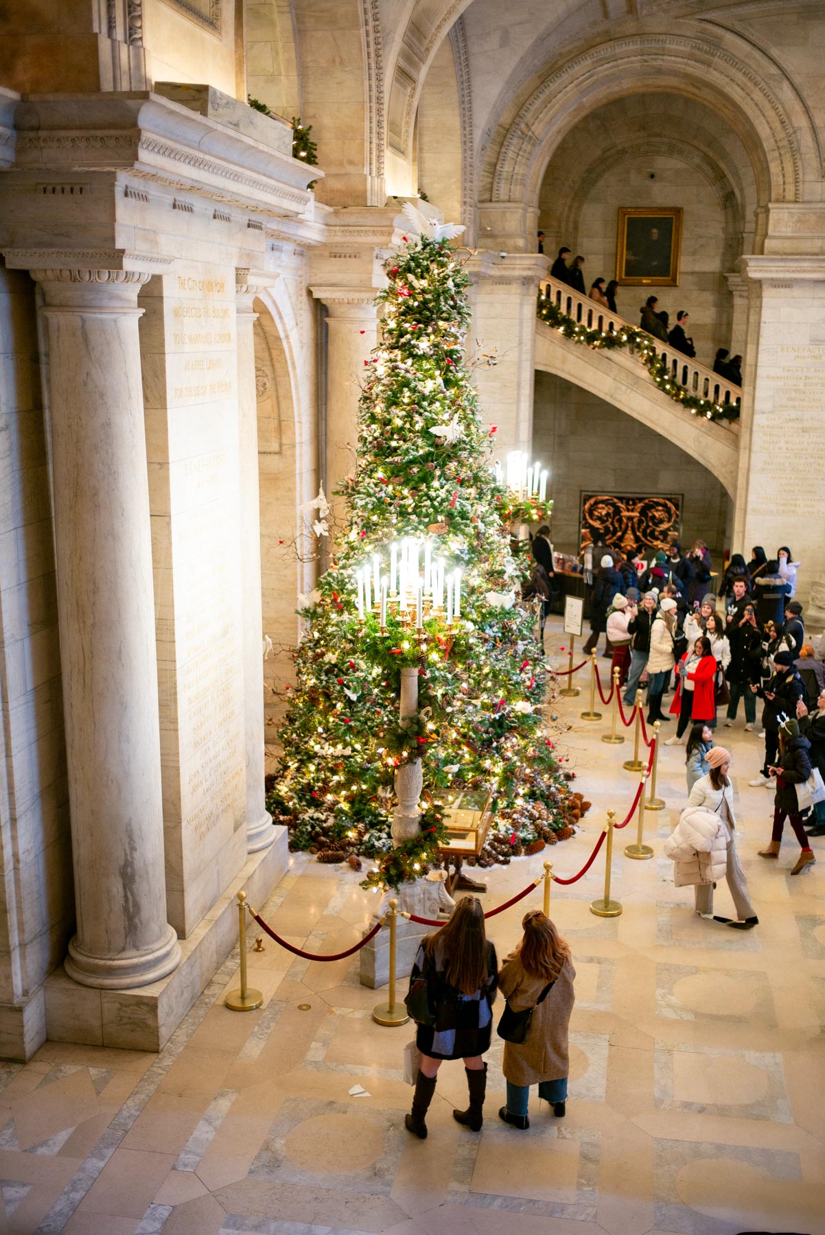New York Public Library Christmas Tree