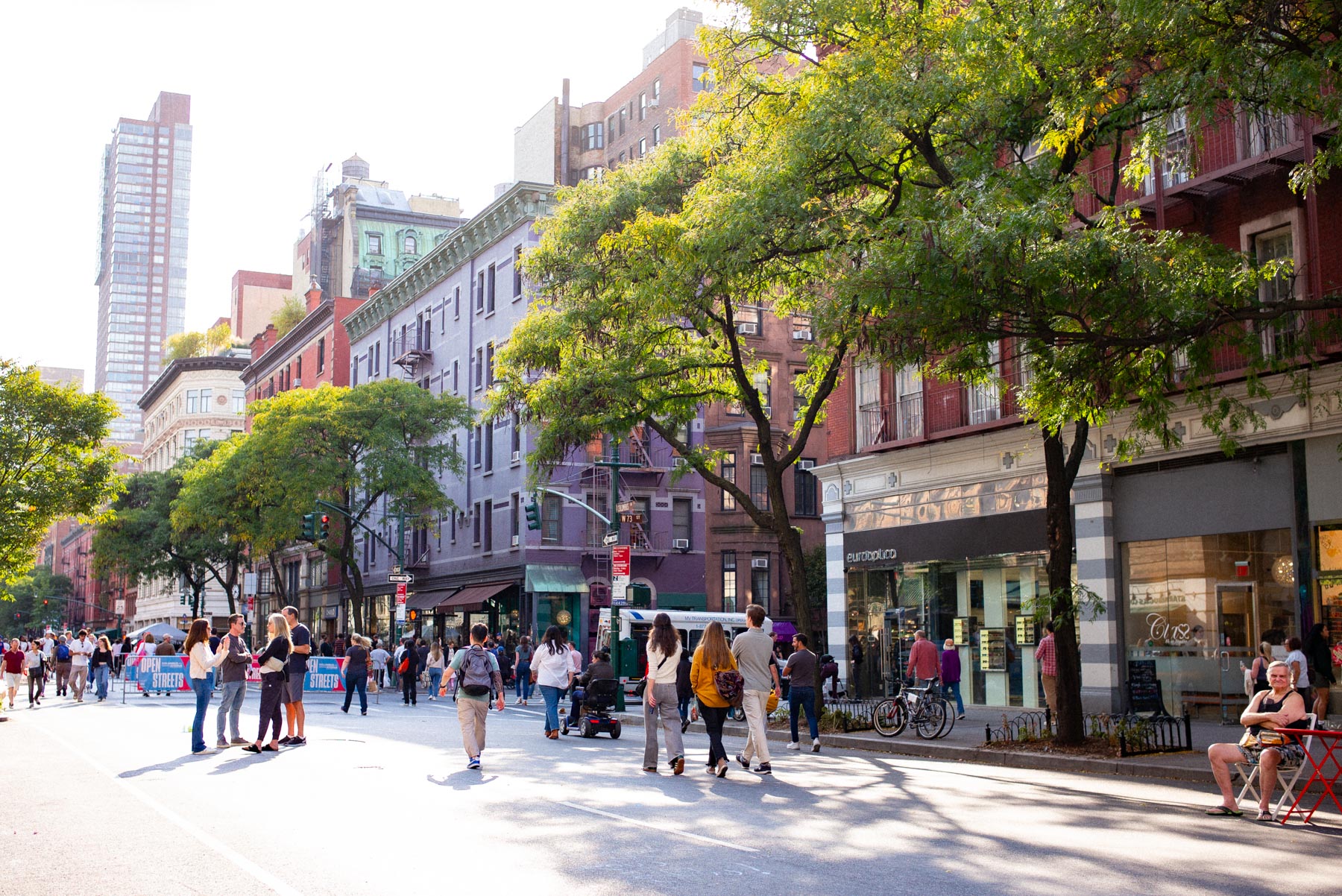 Upper West Side neighborhood in New York City