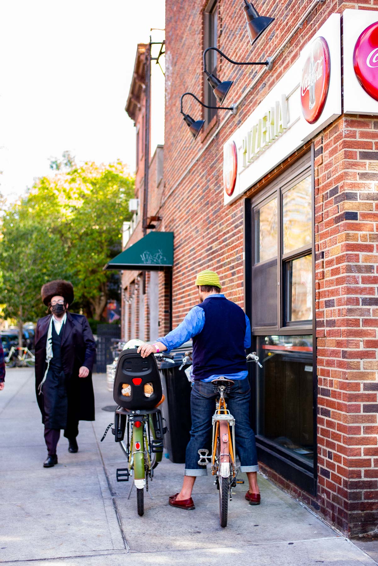 people on the street in Greenpoint Brooklyn showcasing the diversity in NYC