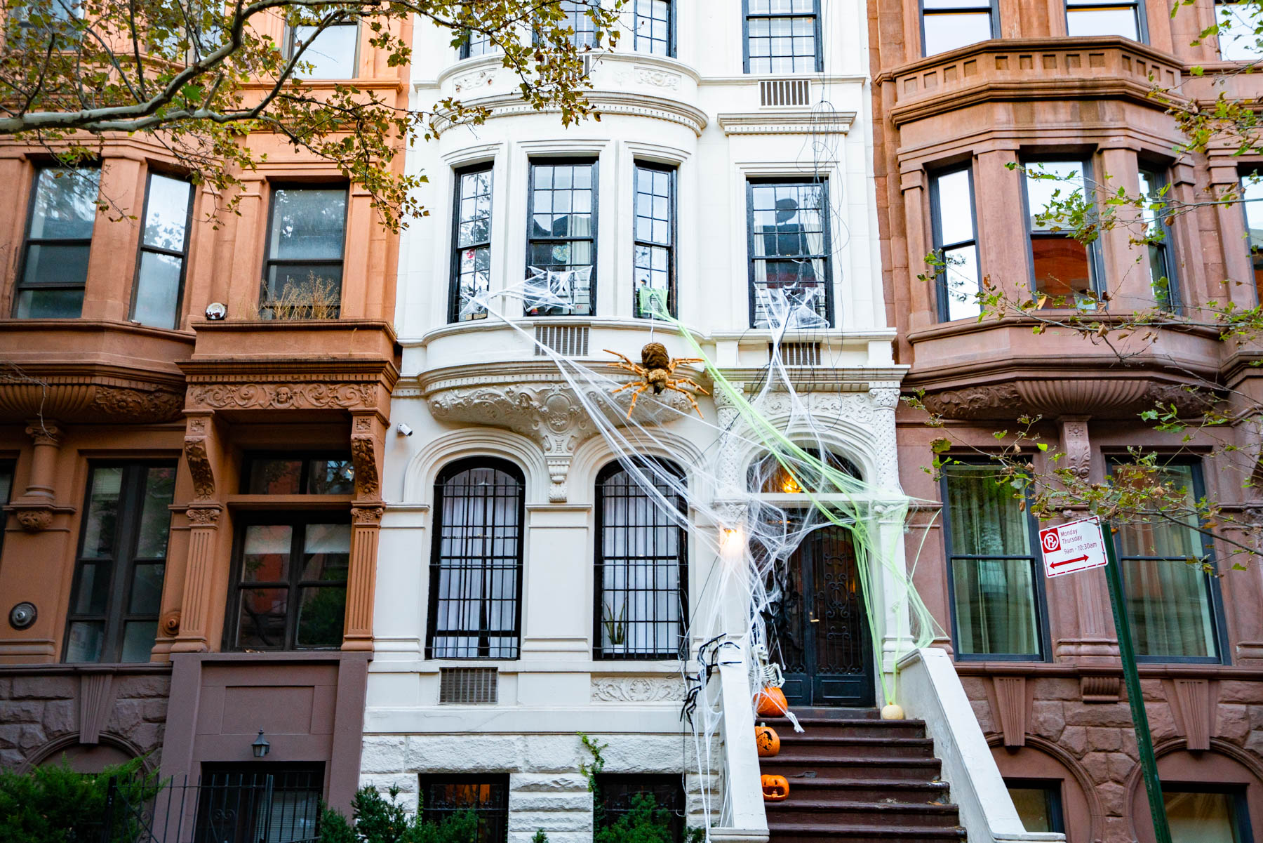 Upper West Side Halloween decorations