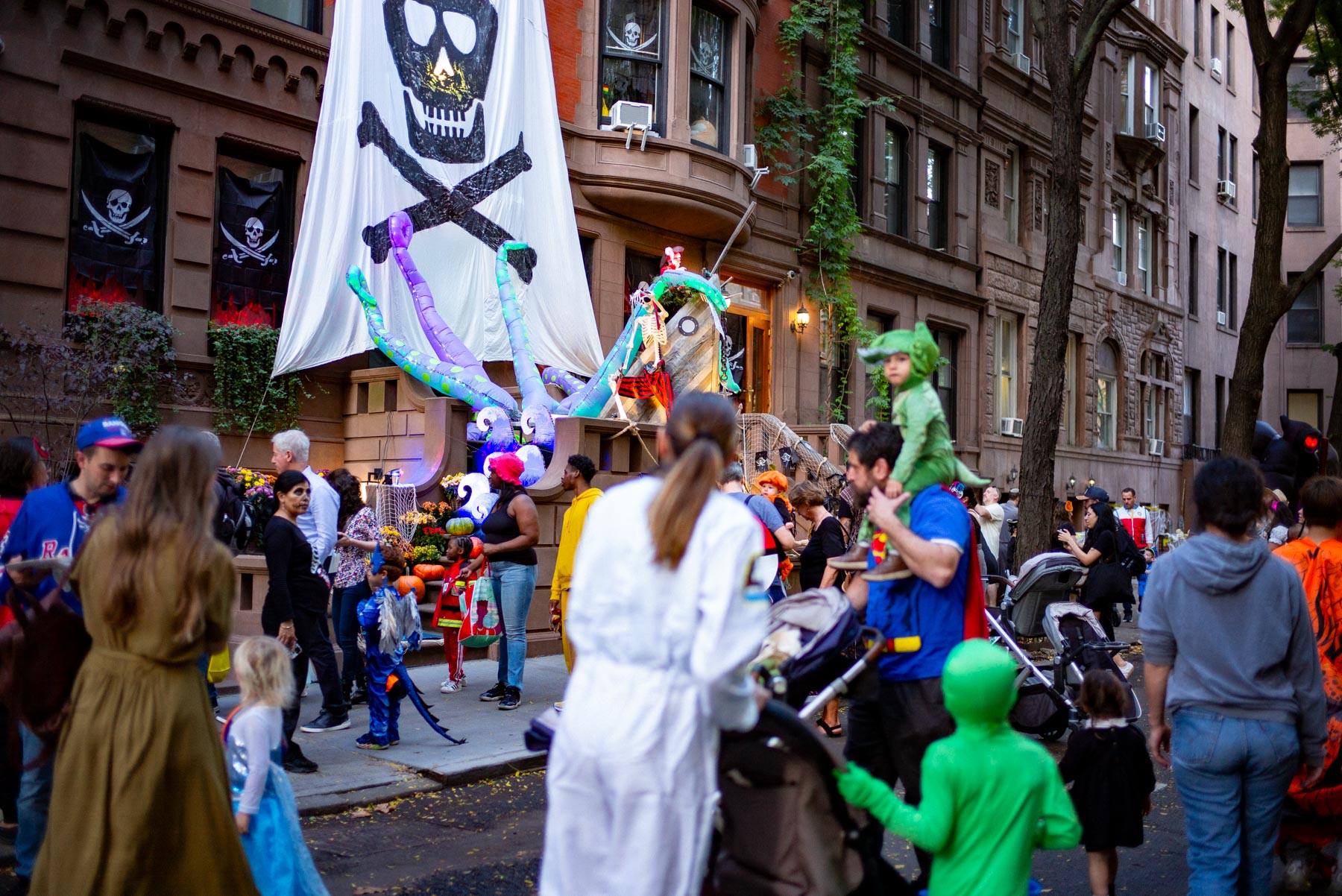 celebrating halloween in NYC