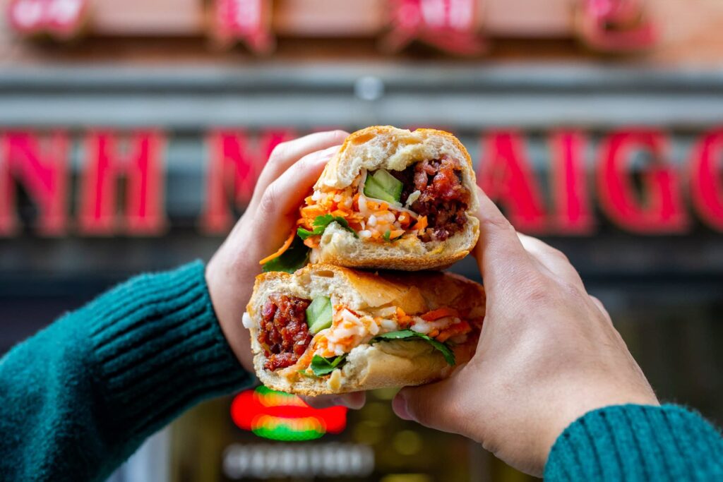 Banh mi sandwich from Saigon Vietnamese Sandwich in Manhattan