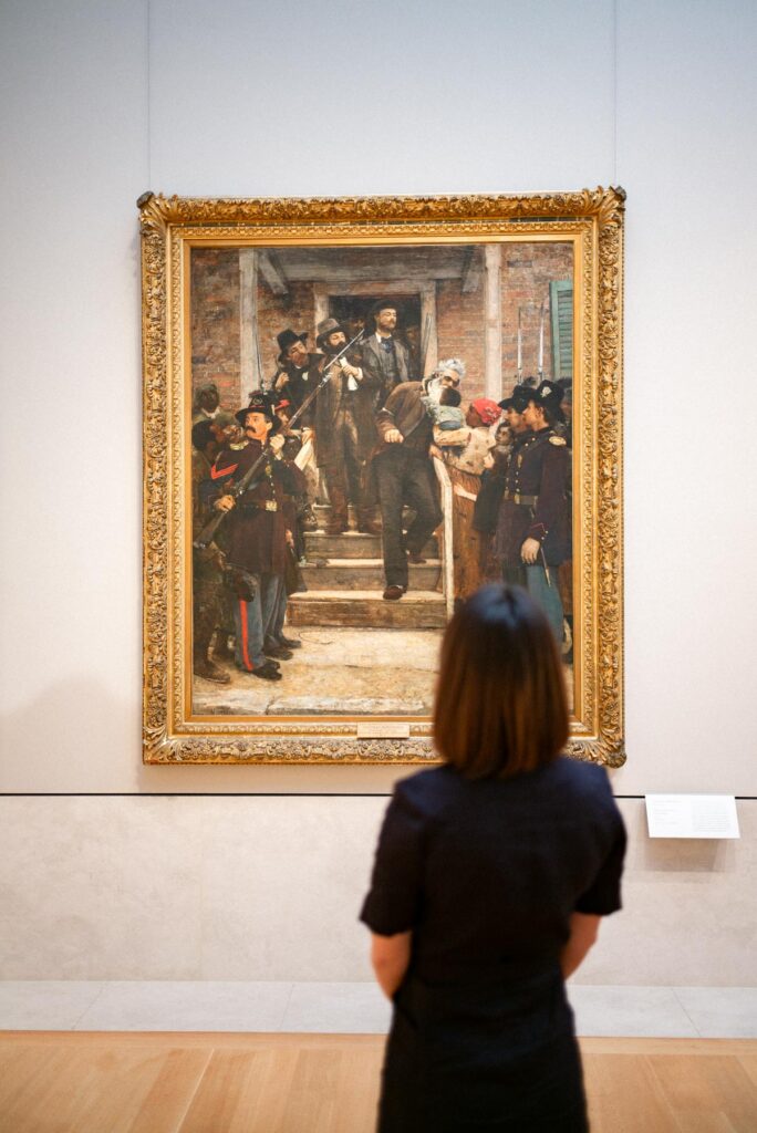 Inside the Metropolitan Museum of Art in New York City