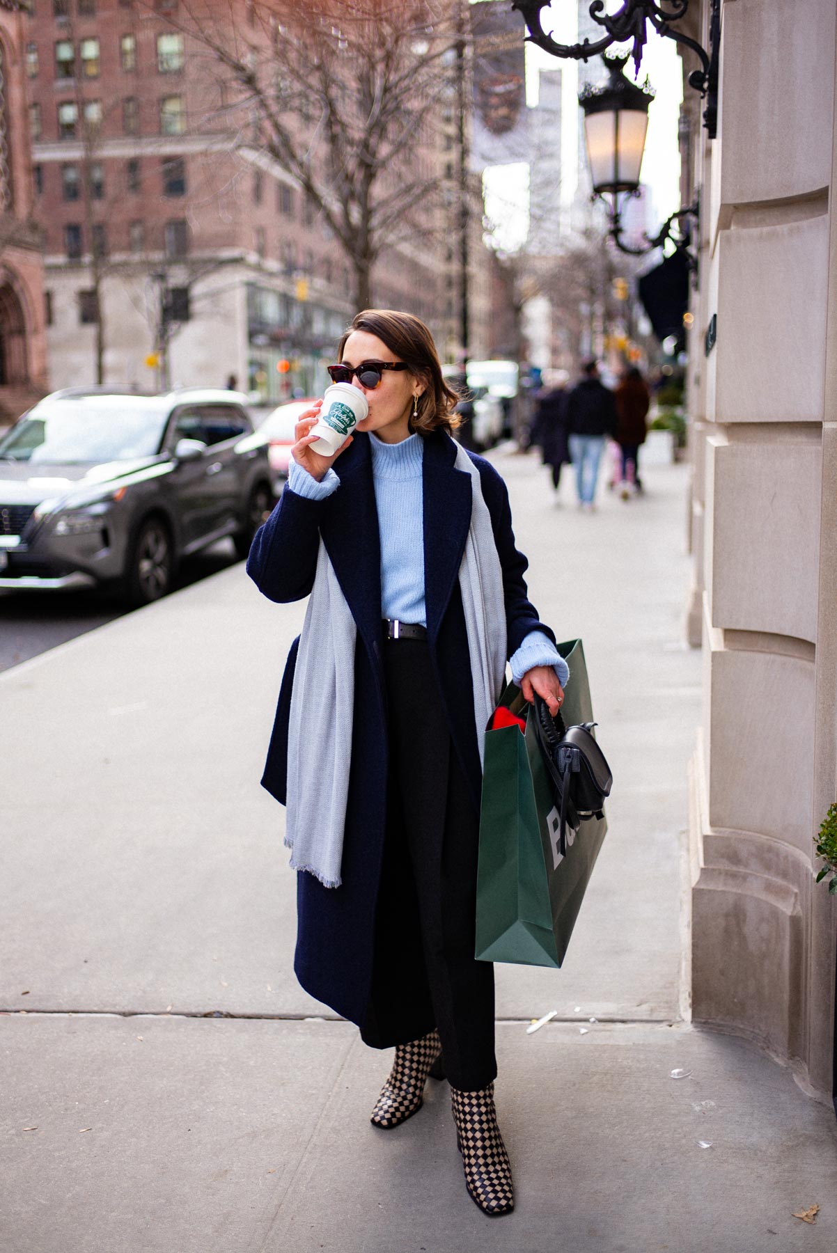 Walking along the Upper East Side