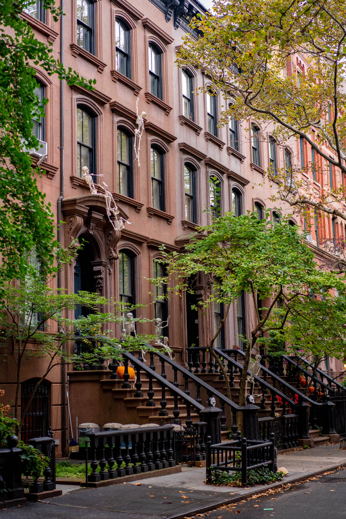 West Village cobblestone evening