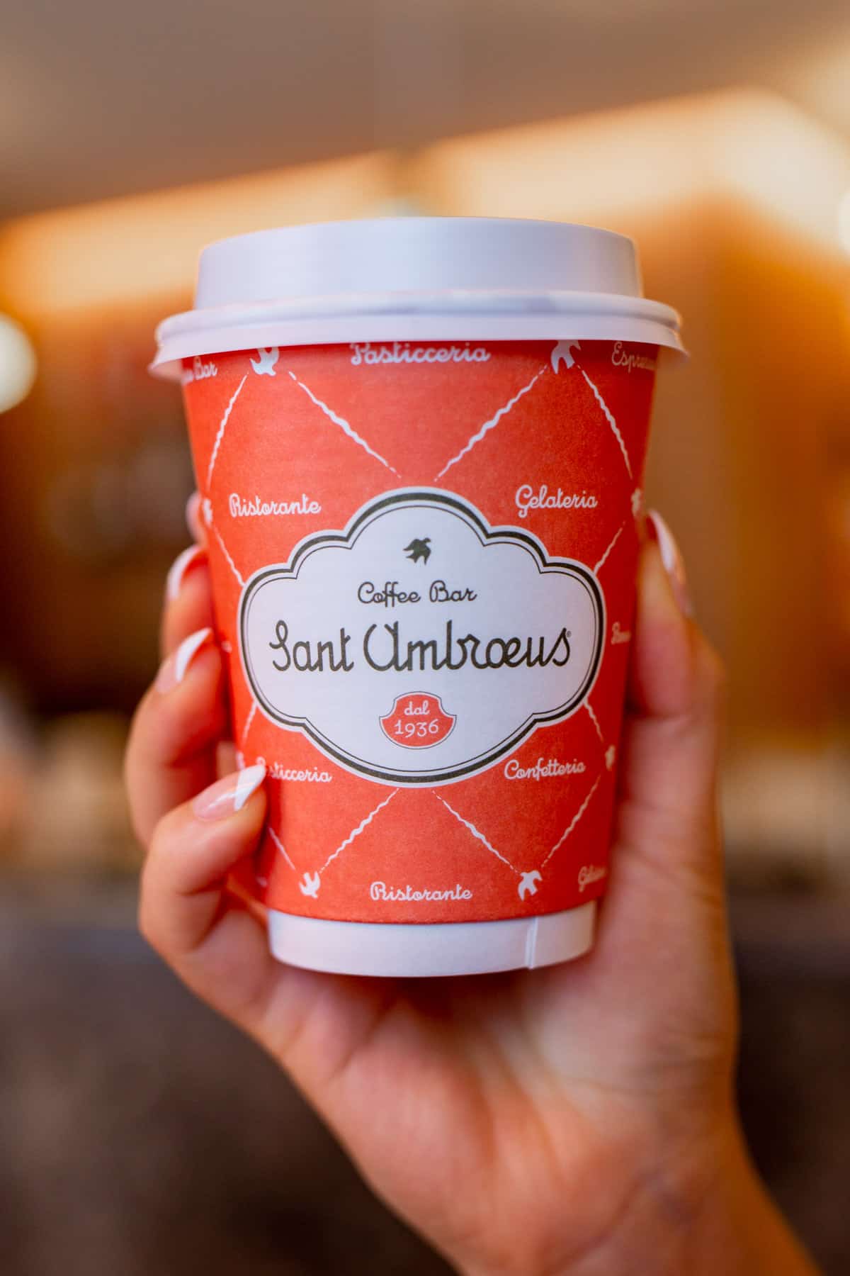 Sant Ambroeus, a Milanese cafe on Madison Avenue near the Met